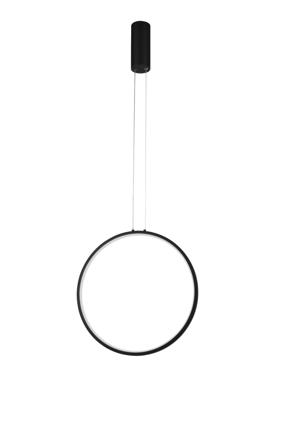 Lustre a závesné svietidlá - Azzardo Designový lustr Massima 40 černá