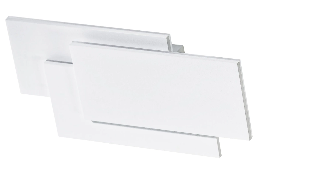 Nástenné svietidlá - Azzardo LED nástěnné svítidlo Clover square bílé