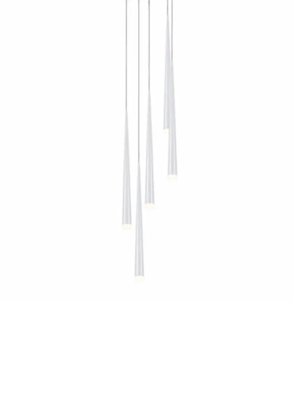 Lustre a závesné svietidlá - Azzardo Minimalistické svítidlo Stylo 5 bílé
