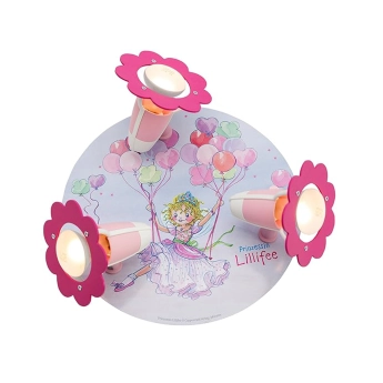 Stropné svietidlá- Elobra Bodové svietidlo Balónová hojdačka Rondell Princess Lillifee