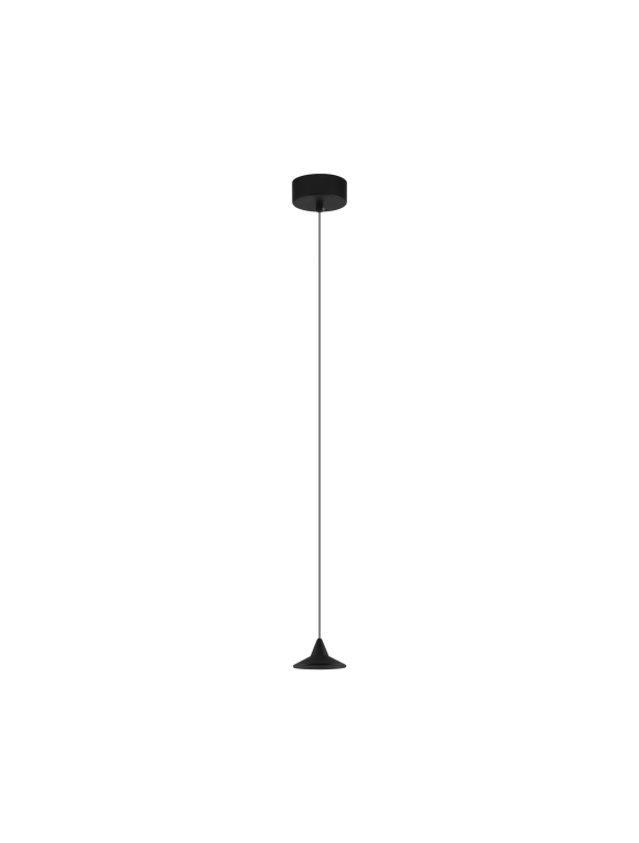 Lustre a závesné svietidlá - Novaluce LED lustr Dro černé