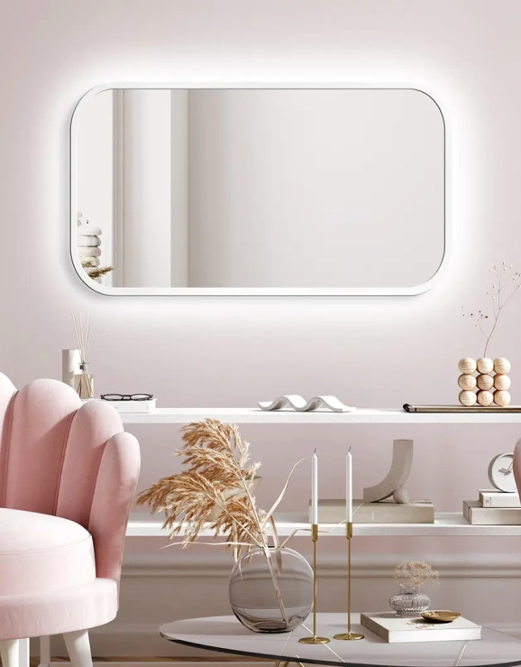 Zrkadlá do kúpeľne - Gaudia Zrcadlo Mirel LED Ambient bílé