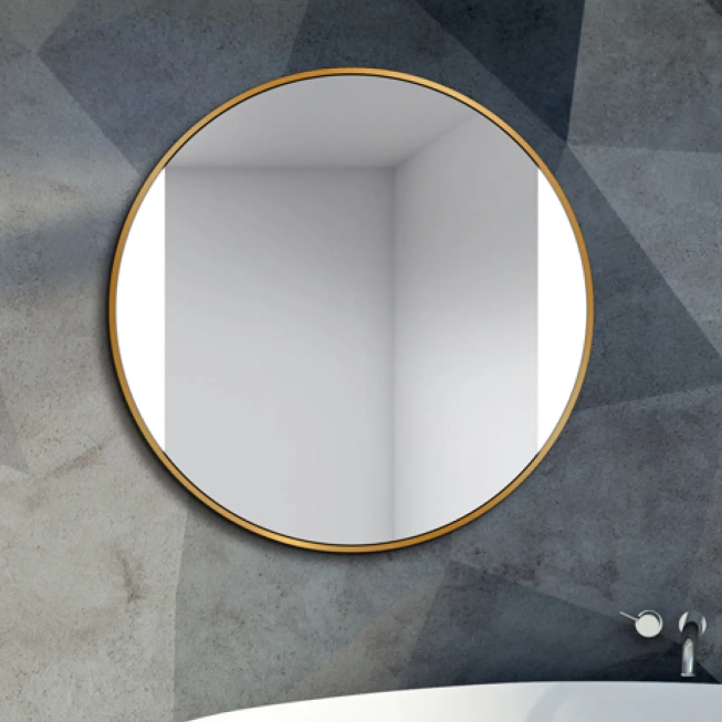 Zrkadlá do kúpeľne - Gaudia Zrcadlo Sido LED Gold
