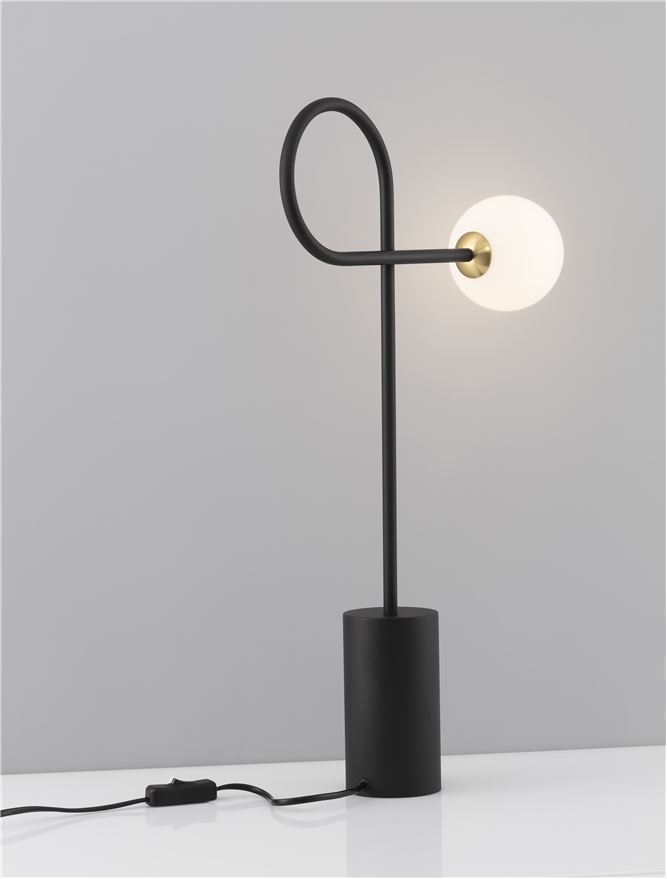 Stolové lampy- Novaluce Dizajnová stolová lampa Dedalo